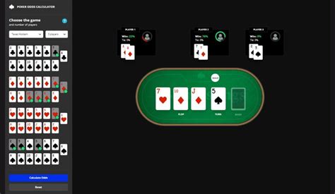 online poker odds calculator